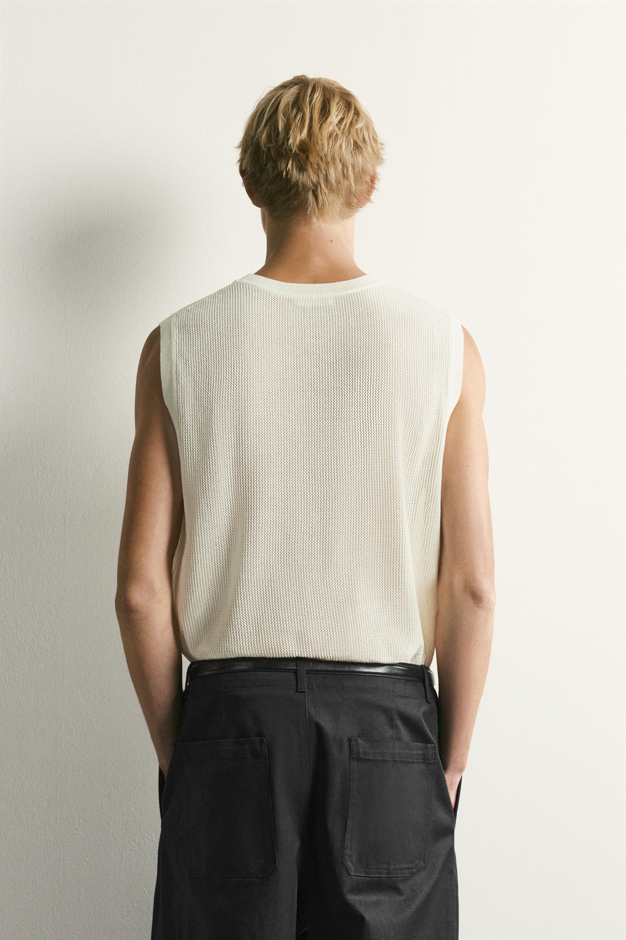 TEXTURED KNIT TANK TOP